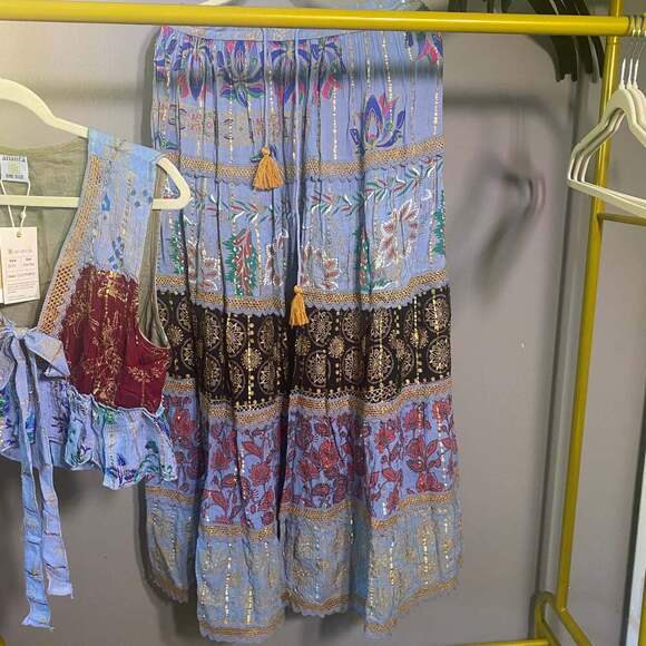 NWT Ananta Skirt Set Size XL Boho Style MSRP‎ $150 - Picture 6 of 11